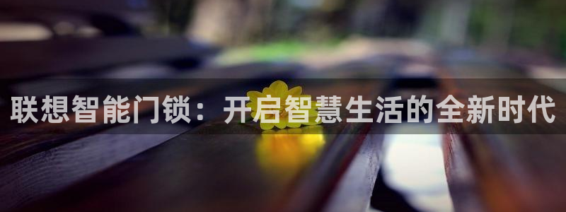 金年会现金网：联想智能门锁：开启智慧生活的全新时代