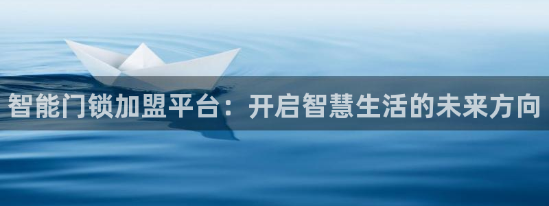 2022金年会：智能门锁加盟平台：开启智慧生活的未来方向