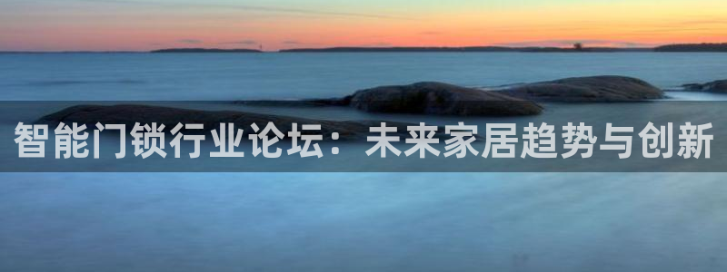 金年会app桌面：智能门锁行业论坛：未来家居趋势与创新
