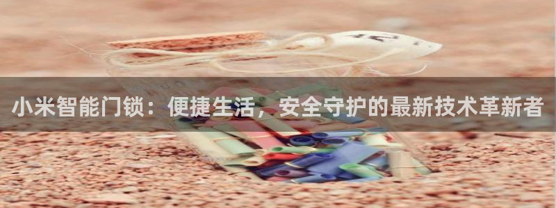金年会棋牌：小米智能门锁：便捷生活，安全守护的最新技术革新者