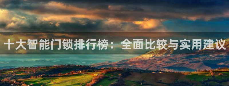 金年会是正规平台吗：十大智能门锁排行榜：全面比较与实用建议