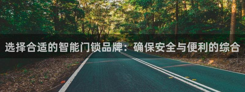金年会中国金年会登录：选择合适的智能门锁品牌：确保安全与便利