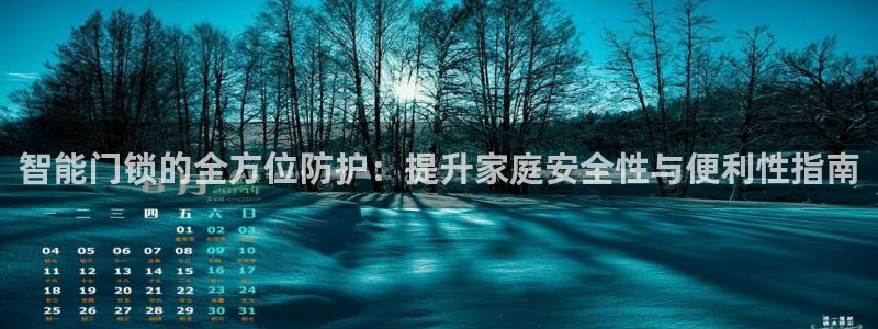 澳门娱乐金年会：智能门锁的全方位防护：提升家庭安全性与便利性