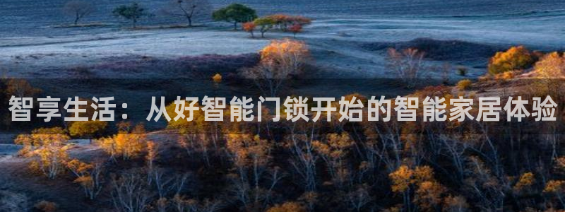 金年会金字招牌诚信至上：智享生活：从好智能门锁开始的智能家居