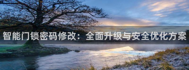 金年会拼音：智能门锁密码修改：全面升级与安全优化方案