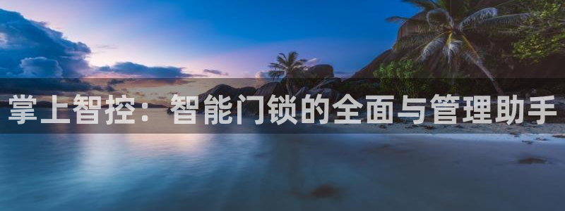 世界杯金年会app下载：掌上智控：智能门锁的全面与管理助手
