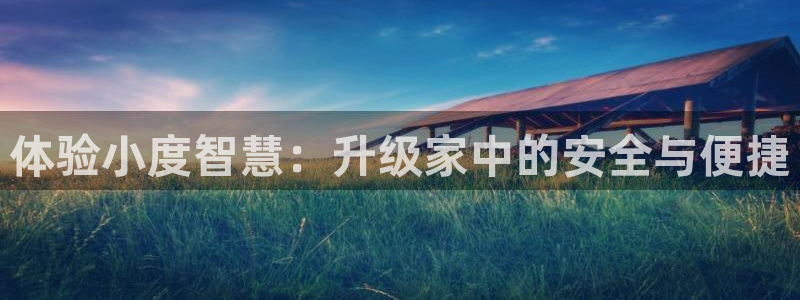 金年会金字招牌信誉：体验小度智慧：升级家中的安全与便捷