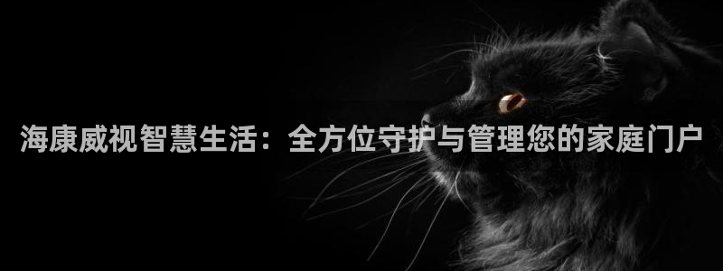 金年会最新下载：海康威视智慧生活：全方位守护与管理您的家庭门