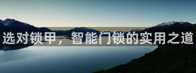 金年会官方客服电话：选对锁甲，智能门锁的实用之道