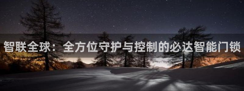 金年会网址：智联全球：全方位守护与控制的必达智能门锁