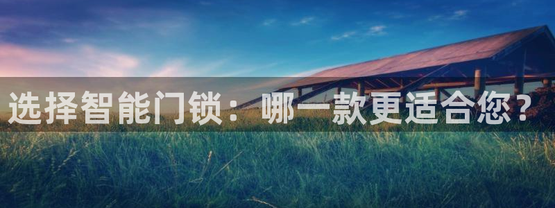 金年会体育官方下载：选择智能门锁：哪一款更适合您？