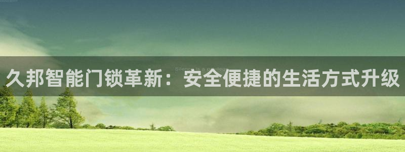 今年会送彩金28：久邦智能门锁革新：安全便捷的生活方式升级