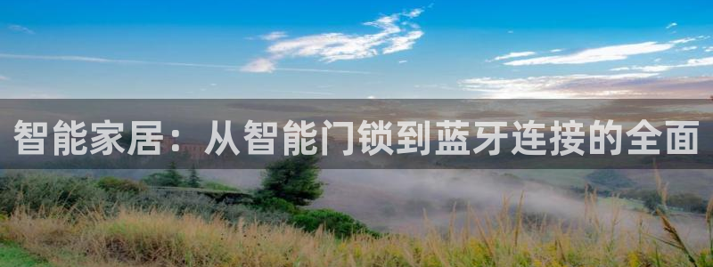 金年会是赌博的吗：智能家居：从智能门锁到蓝牙连接的全面