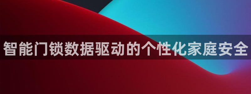 金实年会：智能门锁数据驱动的个性化家庭安全